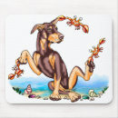 Recherche de dobermann tapis souris Broche