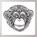 Recherche de zendalas posters Singe