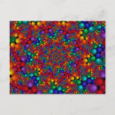 Recherche de hippie psychédélique cartes postales Multicolore