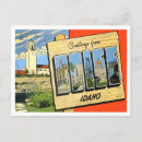 Recherche de boise idaho cartes postales Rétro