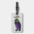 Recherche de hibou bagages étiquettes Contemporain