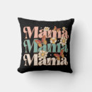 Recherche de typographie florale coussins Mère