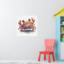 Recherche de crabes posters Pour enfants