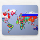 Recherche de drapeaux monde tapis souris Voyage