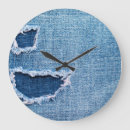 Recherche de denim horloges Tissu