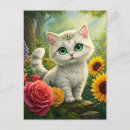 Recherche de yeux verts cartes postales Mignon