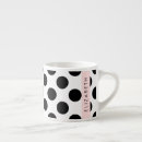 Recherche de pois noir et blanc tasses Motif