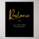 Recherche de resilience posters Positivité