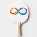 Recherche de symbole raquettes ping pong Arc en ciel
