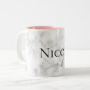 Recherche de marbre blanc tasses Nom