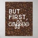 Recherche de grain de café posters Typographie