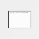 Recherche de drôles post its Collègue