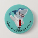 Recherche de requin drôle badges Humour