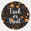 Recherche de trick treat autocollants Citrouille