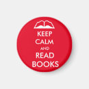 Recherche de restez calme magnets Rouge