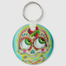 Recherche de dia de muertos porteclés Crâne de sucre