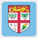 Recherche de drapeau des fidji autocollants Armoiries