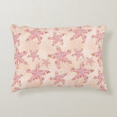 Recherche de mer de corail coussins Rose