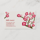 Recherche de arbre fleurs cerisier cartes visite Floral