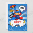 Recherche de superhero party invitations Coloré