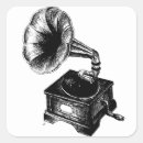Recherche de gramophone autocollants Antique