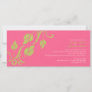 Recherche de fuschia mariage invitations Tropical