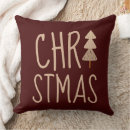 Recherche de noël scandinave coussins Rouge