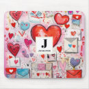 Recherche de style romantique tapis souris Coeur