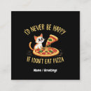 Recherche de pizza drôle cartes visite Mignon