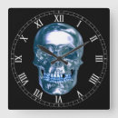 Recherche de chrome horloges Crâne