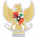 Recherche de drapeau indonésien autocollants Fierté indonésienne