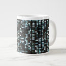 Recherche de motif lumineux tasses Bleu