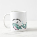 Recherche de baleine heureuse mugs bouteilles Océan