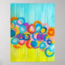 Recherche de cercles abstraits posters Vert