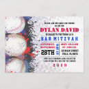 Recherche de baseball bar bat mitzvah invitations Sport
