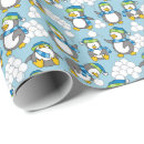 Recherche de pingouin heureux papier cadeau Mignon