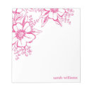 Recherche de fleurs roses blocsnotes Printemps