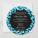 Recherche de confetti bar bat mitzvah invitations Turquoise