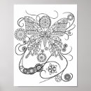 Recherche de mandala noir blanc posters Coloration adulte