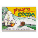 Recherche de cacao vintage cartes postales Hiver