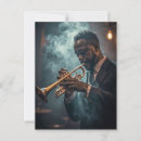 Recherche de musicien jazz cartes postales Trompette