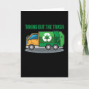 Recherche de camion à ordures vœux cartes Recycler