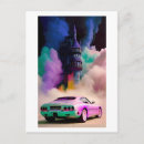 Recherche de voiture sport cartes postales Course