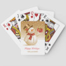 Recherche de bonhomme neige de jeux de cartes Élégant
