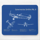 Recherche de spitfire tapis souris Avion