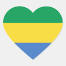 Recherche de gabon autocollants Drapeau