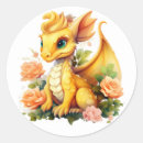 Recherche de dragon jaune autocollants Noël