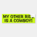 Recherche de cowboys voiture autocollants Rodéo