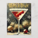 Recherche de les années 50 rétro cartes postales Martini