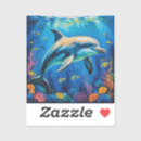 Recherche de peinture de dauphin autocollants Océan